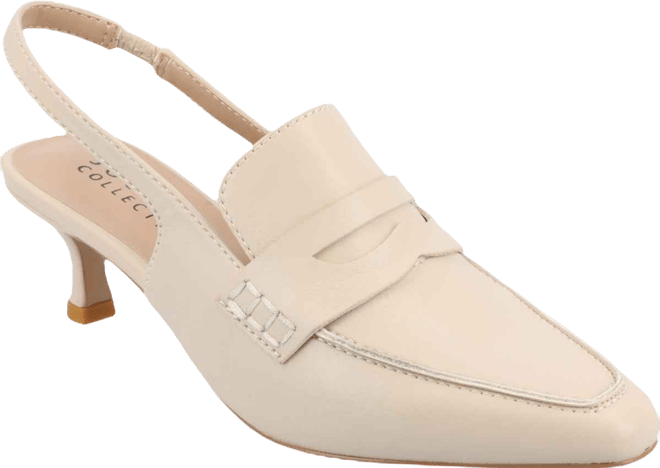 Women's Amory Tailored Kitten Heel Slingback Pumps