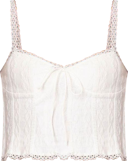 Women's Lacey knit tank top