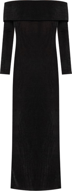 Susan fold over maxi dress
