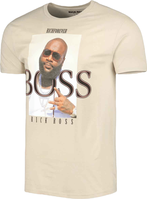 Men's and Women's Tan Rick Ross Graphic T-shirt