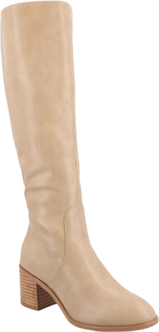 Women's Romilly Wide Width Wide Calf Round Toe Block Heel Knee High Boots