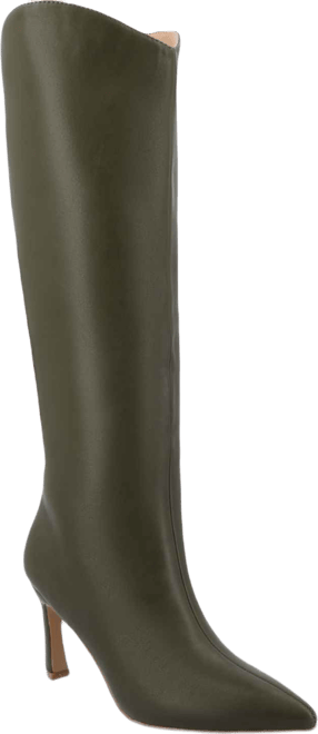 Women's Rehela Pointed Toe Stiletto Knee High Dress Boots