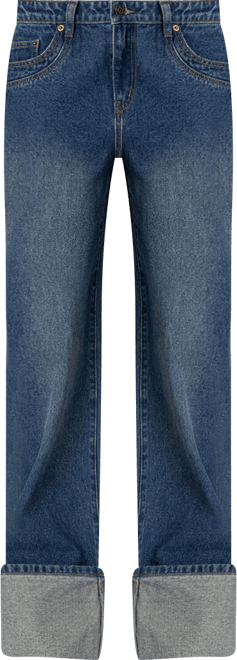 Women's Vesper Cuffed Low Rise Jeans