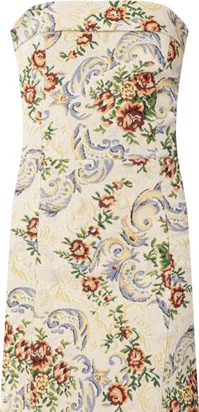 Edikted Women's Floral Tapestry Lace Up Mini Dress - Macy's