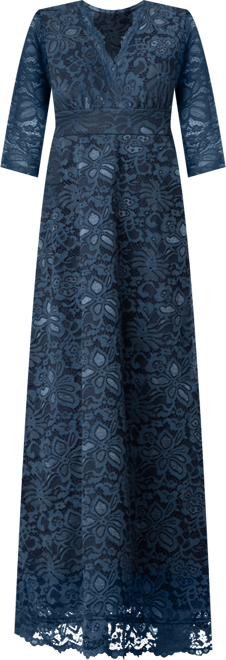 Women's Maria Lace A-Line Evening Gown with Pockets