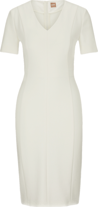 Boss Women's Damaisa Dress - White - Size 4 - Open Wht