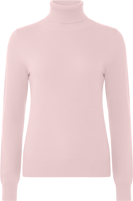 Women's 100% Pure Cashmere Long Sleeve Turtleneck Pullover Sweater