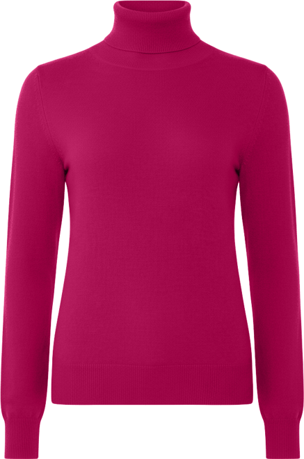 Women's 100% Pure Cashmere Long Sleeve Turtleneck Pullover Sweater