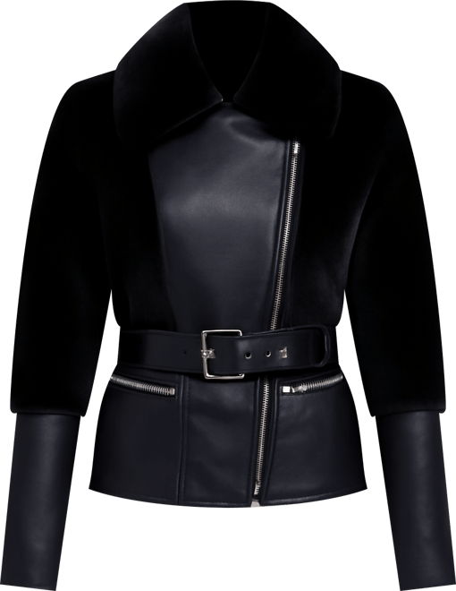 Women's Fashion Jacket, Nappa Black