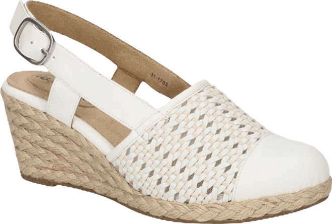 Women's Taffy Buckle Slingback Espadrille Wedges