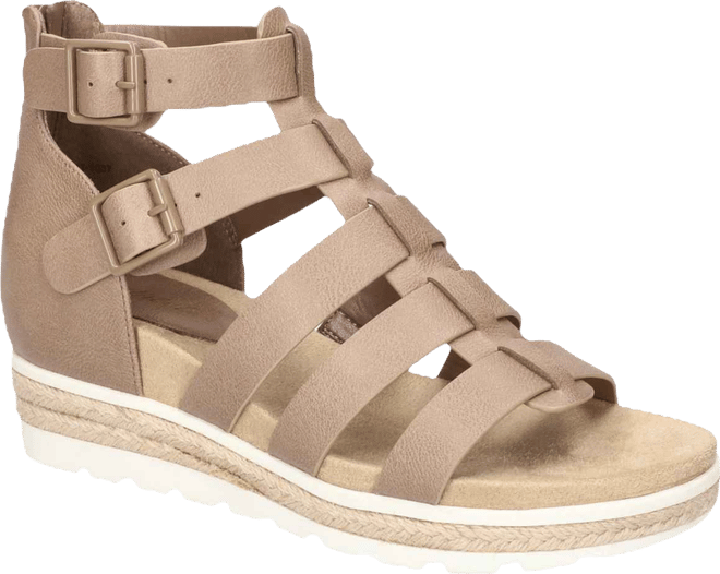 Women's Simone Zip Wedge Sandals