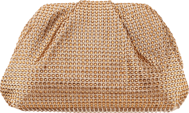 Crystal Encrusted Frame Clutch