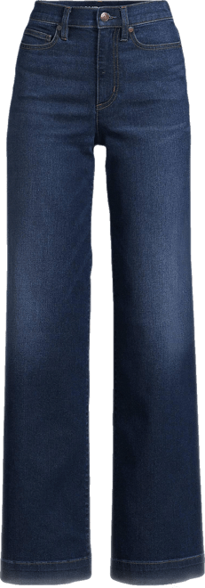 Women's Recover High Rise Wide Leg Blue Jeans