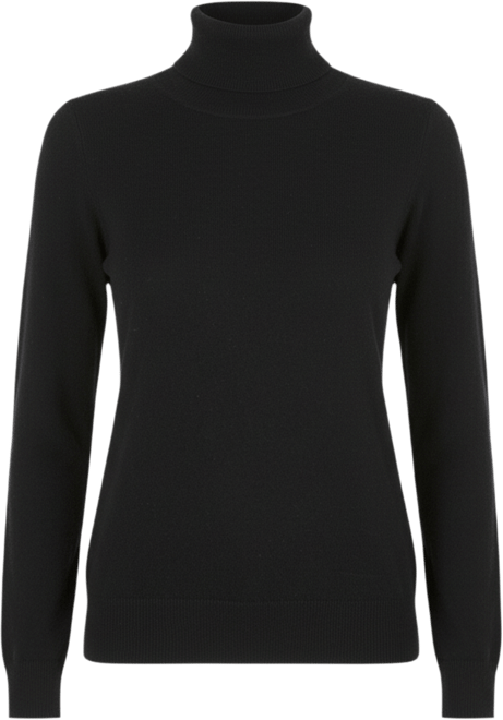 Women's 100% Pure Cashmere Long Sleeve Turtleneck Pullover Sweater