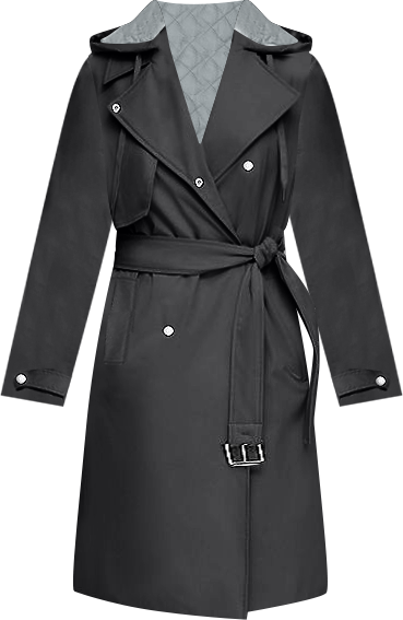 Women's Evesham Mixed Media Insulated Trench Coat