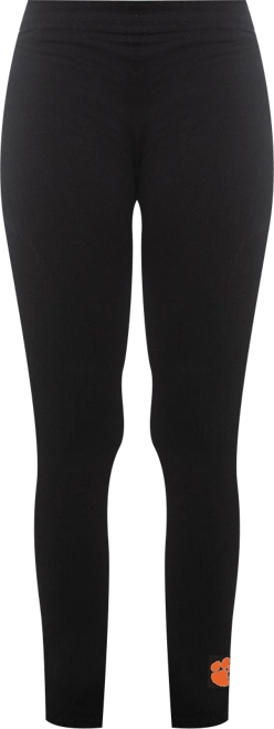 Women's  Black Clemson Tigers Fleece Leggings