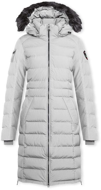 Women's Venice Long Puffer with Removable Faux Fur Trim