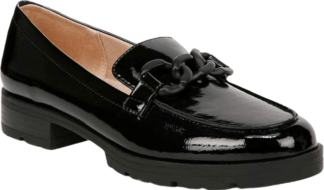 Women's London 2 Chain Detail Lug Sole Loafers