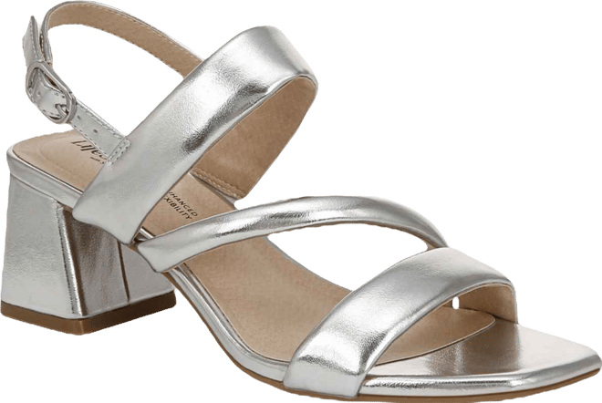 Women's Celia Asymmetrical Block Heel Dress Sandals