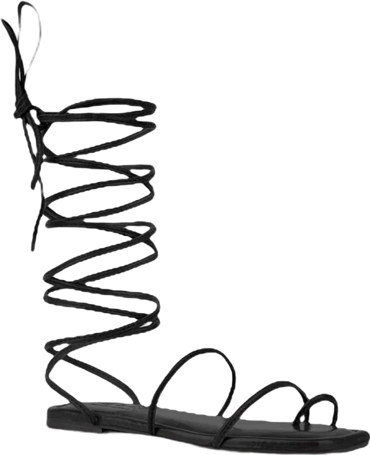 Amatha Womens Essential Toe Ring Summer Leather Flats