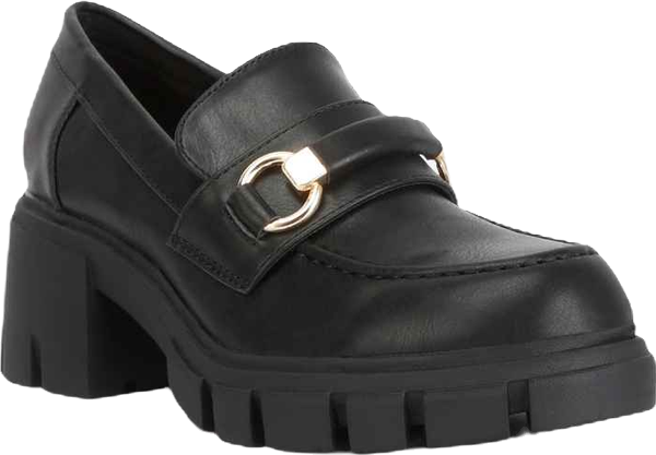 Evangeline Womens chunky platform loafers