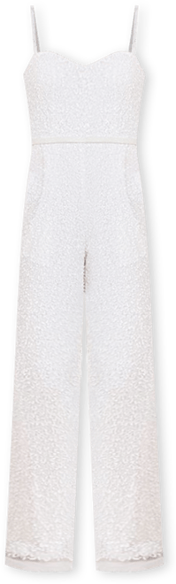 Women's Beaded Bridal Jumpsuit