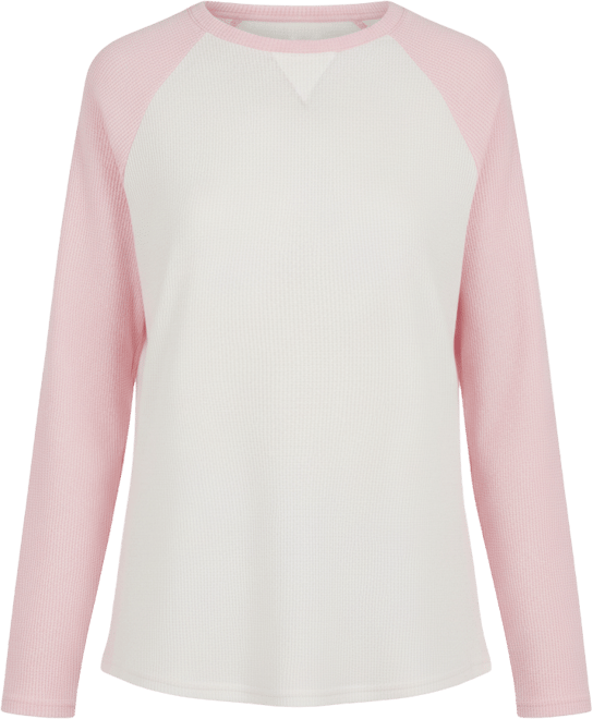 Women's Me Time oversized waffle top