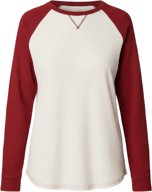 Women's Me Time oversized waffle top