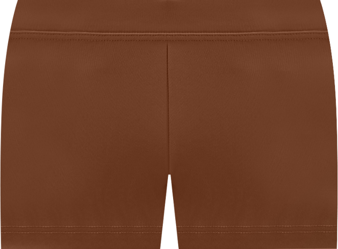 Plus Size Boy Cut Low Rise Shorts