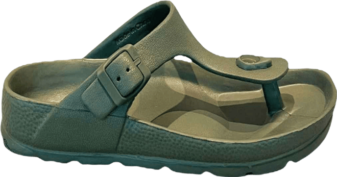 Women s Comfort Slide Thong Buckle Eva Flat Sandal