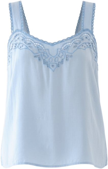 Women's Embroidered Iris Camisole