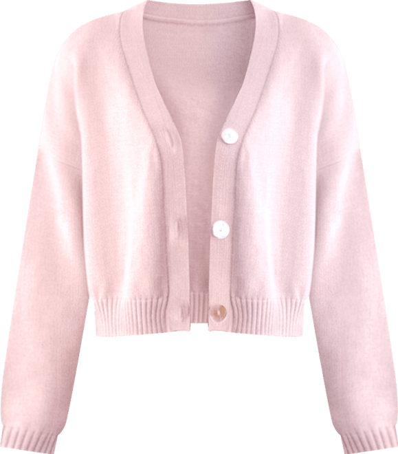 Women's Cotton Diana Crop Cardigan Sweater