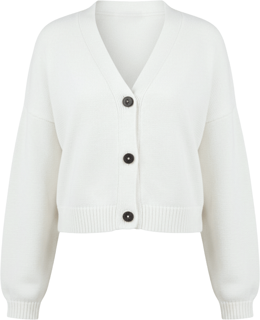 Women's Cotton Diana Crop Cardigan Sweater