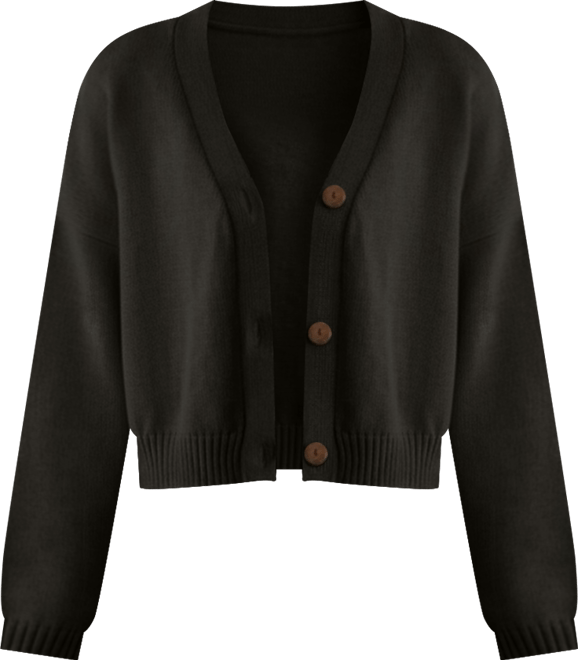 Women's Cotton Diana Crop Cardigan Sweater