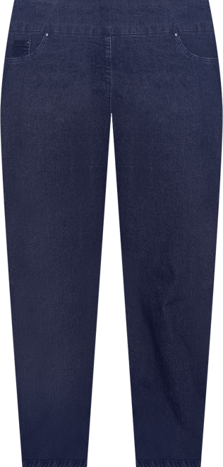 Plus Size Pull On Denim Pants