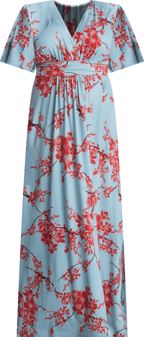 Kiyonna Plus Size Vienna Kimono Sleeve Long Maxi Dress - Macy's