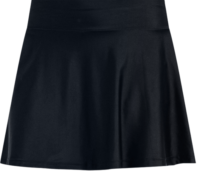 Plus Size Flowy Swim Skirt With Attached Shorts