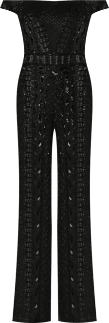 Women's Beaded Off Shoulder Jumpsuit