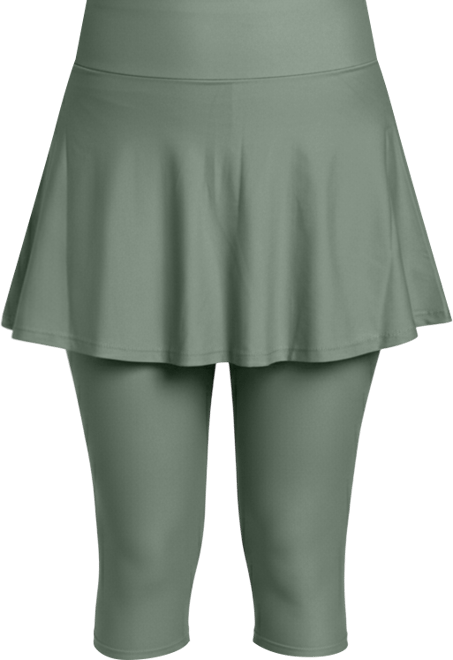 Women's Skirted Swim Capris