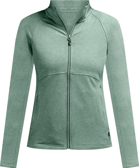 CutterBuck Women's Cutter Buck Adapt Eco Knit Heather Recycled Full Zip Jacket