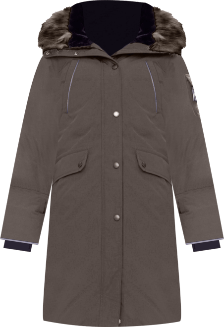 Women's Laurentian | Long Parka Winter With Faux Fur Hood