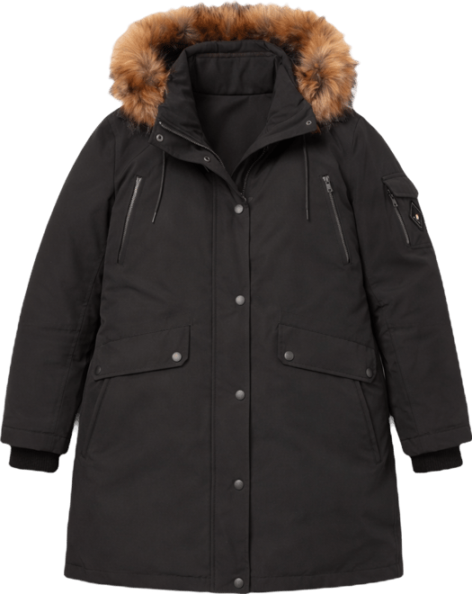 Alpine North Plus Size Laurentian Long Parka Winter With Faux Fur