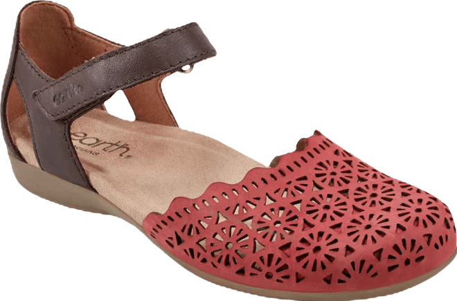 Women's Bronnie Perforated Two-Piece Flat Sandals