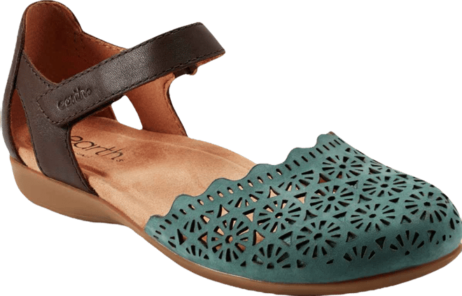 Women's Bronnie Perforated Two-Piece Flat Sandals