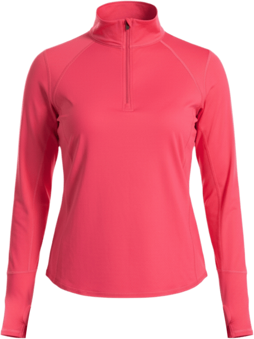 Women's Upf 50+ Sun Protective Relaxed Mock Zip Top