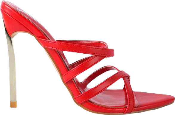 Womens Nightclub Ready Strappy Stiletto Heel Sandals