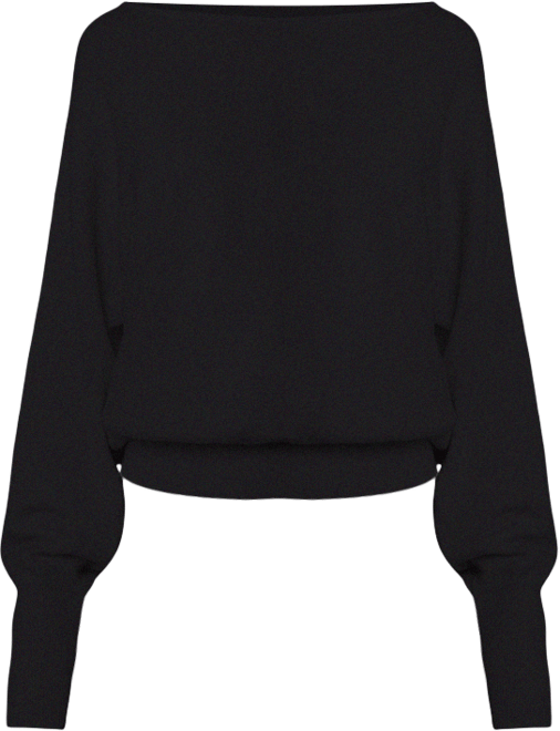 Womens Off Shoulder Oversized Sweater