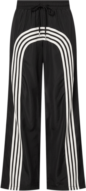 Women's Wide striped nylon track pants