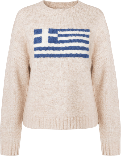 Women's Greece oversized chunky knit sweater