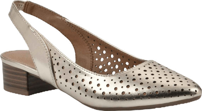 Women's Boronic Block Heel Slingbacks